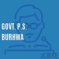 Govt. P.S. Burhwa Primary School Logo