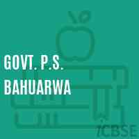 Govt. P.S. Bahuarwa Primary School Logo
