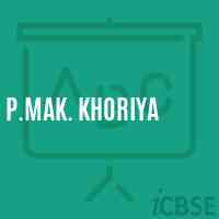 P.Mak. Khoriya Primary School Logo
