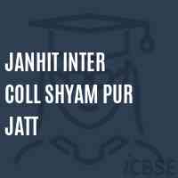 Janhit Inter Coll Shyam Pur Jatt High School Logo