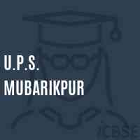U.P.S. Mubarikpur Middle School Logo