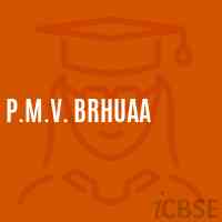 P.M.V. Brhuaa Middle School Logo