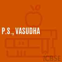 P.S., Vasudha Primary School Logo