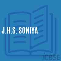 J.H.S. Soniya Middle School Logo
