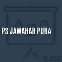 Ps Jawahar Pura Primary School Logo