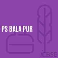 Ps Bala Pur Primary School Logo