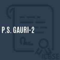 P.S. Gauri-2 Primary School Logo