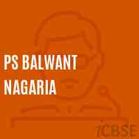 Ps Balwant Nagaria Primary School Logo