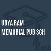 Udya Ram Memorial Pub Sch Primary School Logo