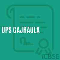 Ups Gajraula Middle School Logo