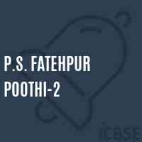 P.S. Fatehpur Poothi-2 Primary School Logo