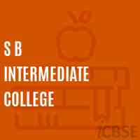 S B Intermediate College High School Logo