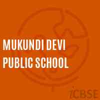 Mukundi Devi Public School Logo