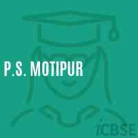 P.S. Motipur Primary School Logo