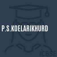 P.S.Koelarikhurd Primary School Logo