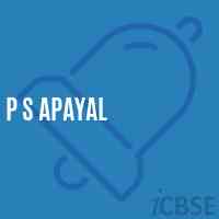 P S Apayal Primary School Logo