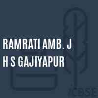Ramrati Amb. J H S Gajiyapur Middle School Logo