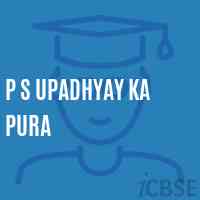 P S Upadhyay Ka Pura Primary School Logo