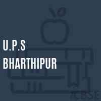 U.P.S Bharthipur Middle School Logo