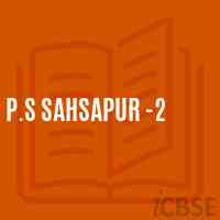 P.S Sahsapur -2 Primary School Logo