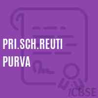 Pri.Sch.Reuti Purva Primary School Logo