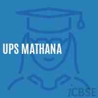 Ups Mathana Middle School Logo