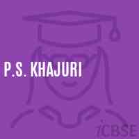 P.S. Khajuri Primary School Logo