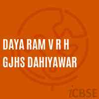 Daya Ram V R H Gjhs Dahiyawar Middle School Logo