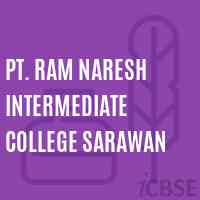Pt. Ram Naresh Intermediate College Sarawan High School Logo