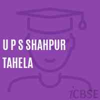 U P S Shahpur Tahela Middle School Logo