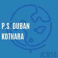 P.S. Duban Kothara Primary School Logo