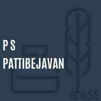 P S Pattibejavan Primary School Logo
