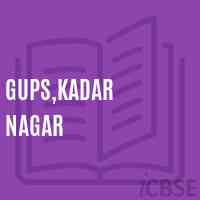 Gups,Kadar Nagar Middle School Logo