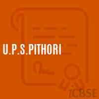 U.P.S.Pithori Middle School Logo