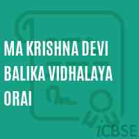 Ma Krishna Devi Balika Vidhalaya Orai Middle School Logo