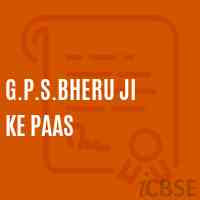 G.P.S.Bheru Ji Ke Paas Primary School Logo
