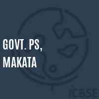 Govt. Ps, Makata Primary School Logo