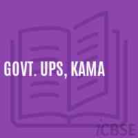 Govt. Ups, Kama Middle School Logo
