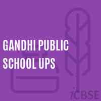 Gandhi Public School Ups Logo