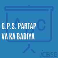 G.P.S. Partap Va Ka Badiya Primary School Logo