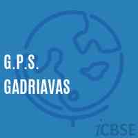 G.P.S. Gadriavas Primary School Logo