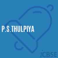 P.S.Thulpiya Primary School Logo