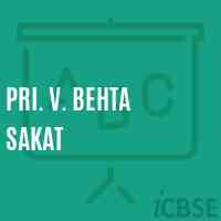 Pri. V. Behta Sakat Primary School Logo