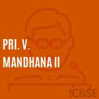Pri. V. Mandhana Ii Primary School Logo