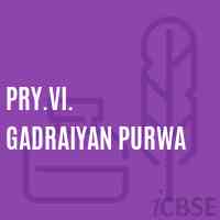 Pry.Vi. Gadraiyan Purwa Primary School Logo