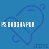 Ps Ghogha Pur Primary School Logo