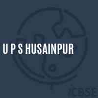 U P S Husainpur Middle School Logo