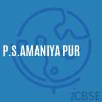 P.S.Amaniya Pur Primary School Logo