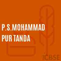 P.S.Mohammad Pur Tanda Primary School Logo