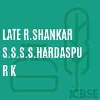 Late R.Shankar S.S.S.S.Hardaspur K Primary School Logo